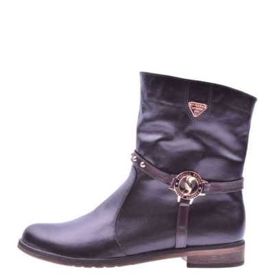 Женские кожаные ботинки LaRose L514 Черный: Под заказ