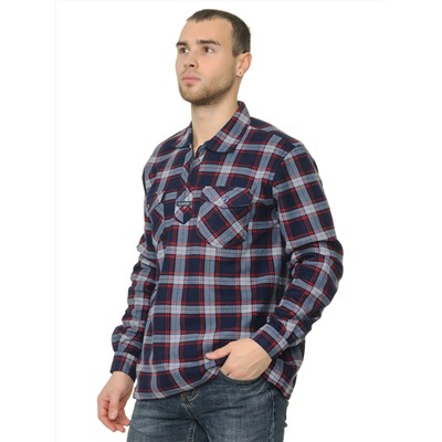 Рубашка мужская утепленная Sainge F403-2