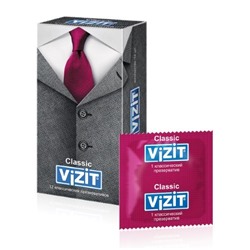 VIZIT Classic Блок 12 шт  презервативы .