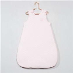 Теплое хлопковое одеяло-конверт  - розовый пастельный