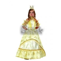 Детский карнавальный костюм Золушка-Принцесса золотая (зв.маскарад) 483