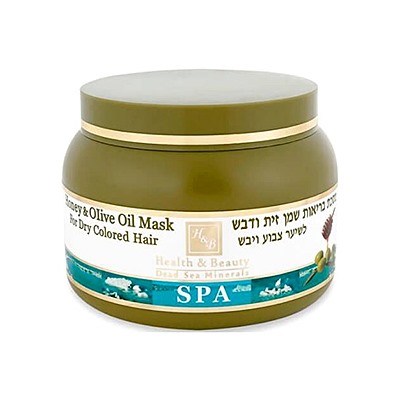 Маска для волос, с оливковым маслом и мёдом, Health & Beauty
