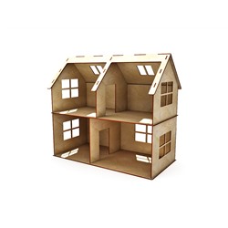 Кукольный домик двухэтажный