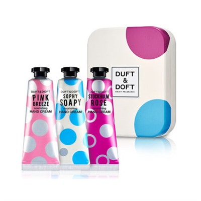 DUFT&DOFT Best Hand Cream 25ml*3ea + Tin Case