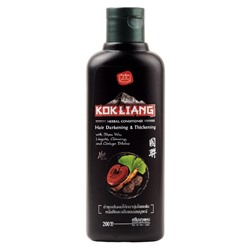 Натуральный травяной кондиционер для темных волос Herbal Conditioner Hair Darkening & Thickening, Kokliang, 200 мл