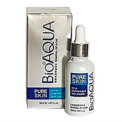 Bioaqua Pure skin Сыворотка-эссенция от акне (Acne Brightening & Best Solution), 30 мл.