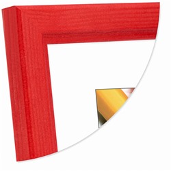 Рамка для сертификата Светосила Радуга 21x30 (A4) красный, сосна со стеклом		артикул 5-34298