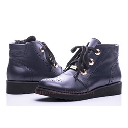 Женские кожаные ботинки Shik Shoes Shik1230 Синий: Под заказ