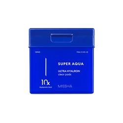 Missha Super Aqua Ultra Hyalon Clear Pad 170 ml / 70 sheets