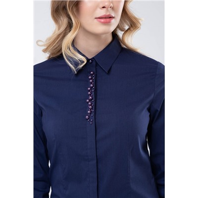 8027 Рубашка женская/Блузка текстиль