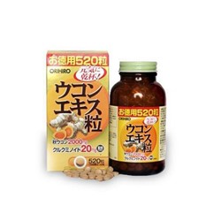 Японский БАД Экстракт куркумы, Orihiro 520 таблеток