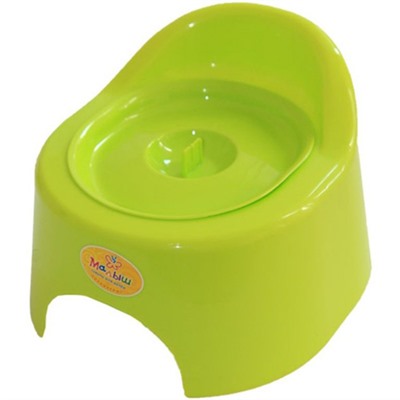 Горшок детский туалетный с крышкой, зеленый, арт.С118, 287505