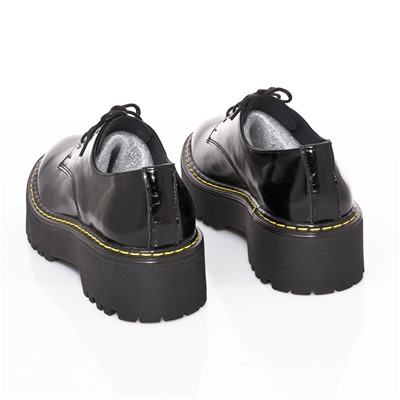Женские кожаные туфли DeLis DeL30823/1 Черный лак: Под заказ