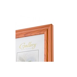 Рамка для сертификата Gallery 30x40 пластик коричневый 640241-15, с пластиком		артикул 5-15635