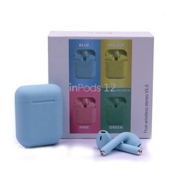 Наушники беспроводные Apple EarPods i12s Macaron (цветные) (500) оптом