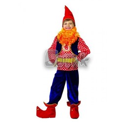 Детский карнавальный костюм Гном Весельчак (зв. маскарад) 434