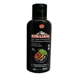 Натуральный травяной шампунь для темных волос Herbal Shampoo Hair Darkening & Thickening, Kokliang, 100 мл