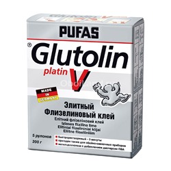 Обойный клей Glutolin V Platin Элитный флизелин 5 рул