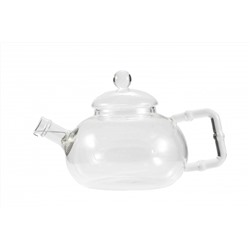 Заварочный чайник из жаропрочного стекла "Люпин" с пружинкой-фильтром в носике, 600 мл, дно d85 мм
