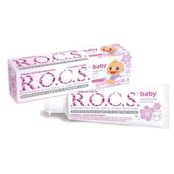 R.O.C.S. Зубная паста Baby нежный уход аромат Липы 0-3 года  45 г.