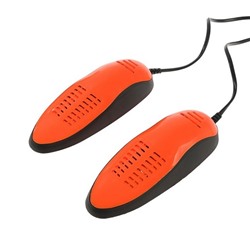 ЭЛ. сушилка для обуви Sakura SA-8153 ABK цвет черно-оранж антибактериальный эффект мощ 12 Вт (24)