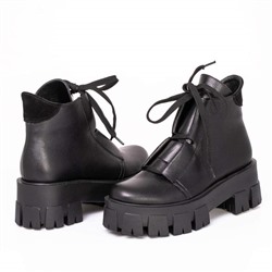 Женские кожаные ботинки V.Arimany V1335 Черный: Под заказ