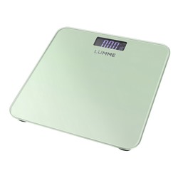 Весы LUMME LU-1335 Зеленый нефрит LСD дисплей 180кг стекло 28*28см  умные с Bluetooth (10)