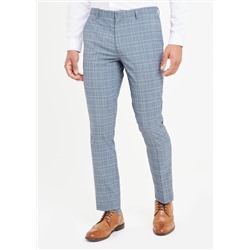 Taylor & Wright Blane Skinny Fit Check Suit Trousers