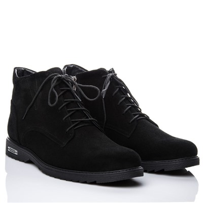 Мужские кожаные ботинки LaRose L1022 Черный Замш: Под заказ