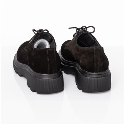 Женские кожаные туфли DeLis DeL30823-23 Черный замша: Под заказ