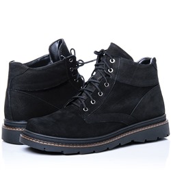 Мужские кожаные ботинки LaRose L1092 Черный Нубук: Под заказ