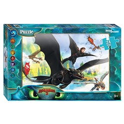 Мозаика puzzle maxi 24 Как приручить дракона - 3 (DreamWorks)