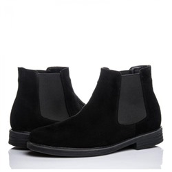 Мужские кожаные ботинки LaRose L1052 Черный Замш: Под заказ