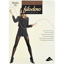 3 Колготки Filodoro Classic Ninfa 70 den Glace 2-S(без шортиков,невид.мысок,гигиен. ластовица)