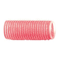 Бигуди-липучки R-VTR7, 24 мм, розовый, Dewal 12 шт