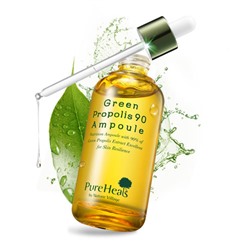 PureHeals Green Propolis 90 Ампульная эссенция с экстрактом зеленого прополиса