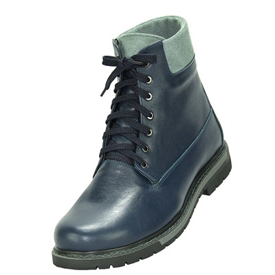 Мужские кожаные ботинки LaRose L1051 Синий: Под заказ