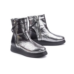 Женские кожаные ботинки V.Arimany V1048 Серебро+Кожа: Под заказ