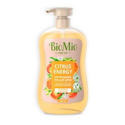 Гель для душа BioMio с эфирными маслами апельсина и бергамота, 650 мл.