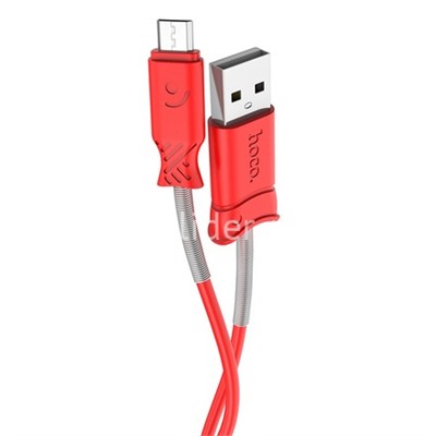 USB кабель micro USB 1.0м HOCO X24 (красный)