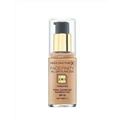 1 MaxFactor Тон.крем Facefinity All Day Flawless 3in1 т.100 cocoa