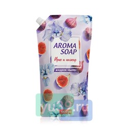 Мыло для рук Aroma soap жидкое, Инжир, дой-пак 1000 мл