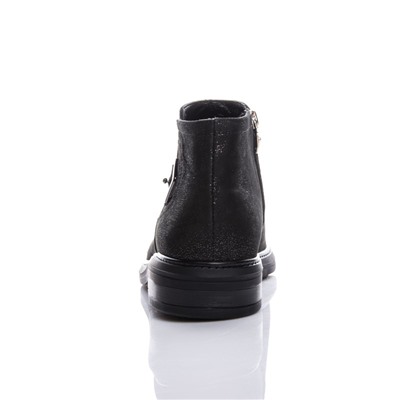 Женские кожаные ботинки RIVADI RIV2147 Черный Замш Блеск: Под заказ