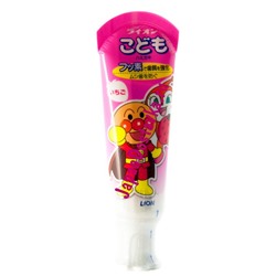 Слабообразивная детская зубная паста со вкусом клубники Kodomo, LION 40 г