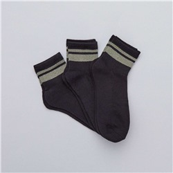 Комплект из 3 пар спортивных носков - черный