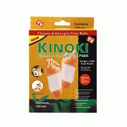Пластырь для выведения токсинов с имбирем KINOKI от 10 шт