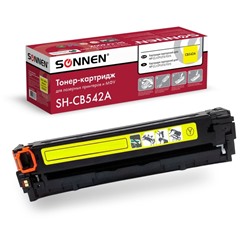 Картридж лазерный SONNEN (SH-CB542A) для HP СLJ CP1215/1515 ВЫСШЕЕ КАЧЕСТВО желтый, 1400 стр. 363956