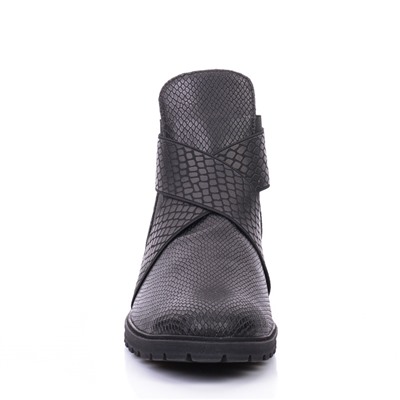 Женские кожаные ботинки Tacchi Grande TG3156 Черный Рептилия: Под заказ
