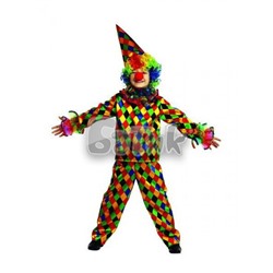 Детский карнавальный костюм Арлекино (текстиль) 7007