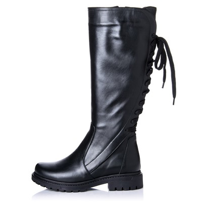Женские кожаные сапоги RIVADI RIV2281 Черный: Под заказ